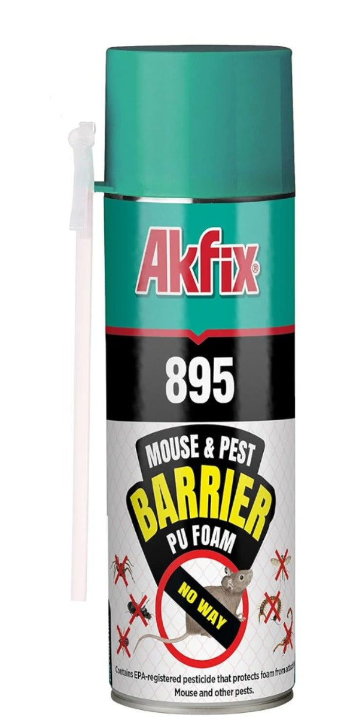 Akfix 895 Mouse & Pest Barrier Pu Foam 12 oz