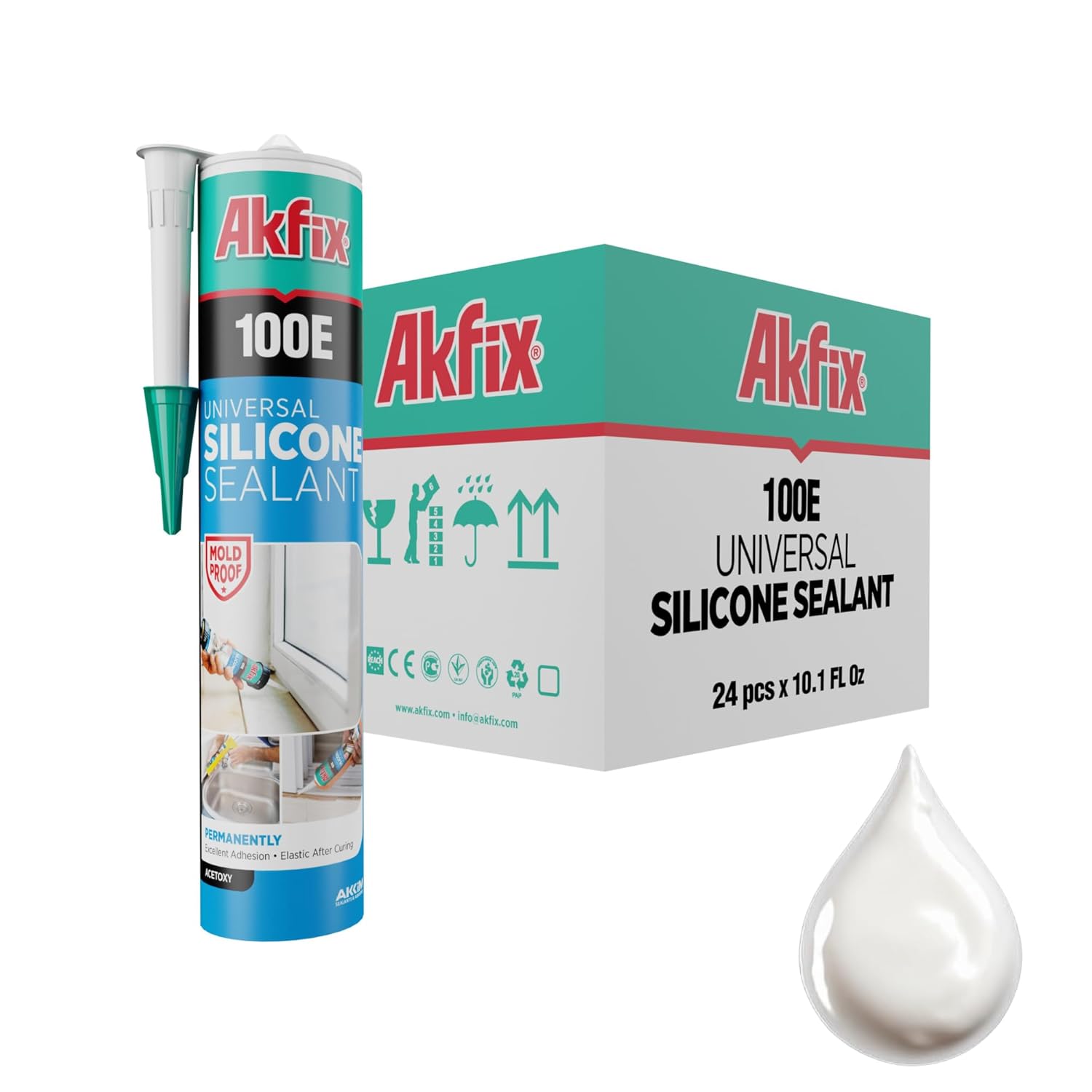 Akfix 100E Universal Silicone 10.1 fl oz
