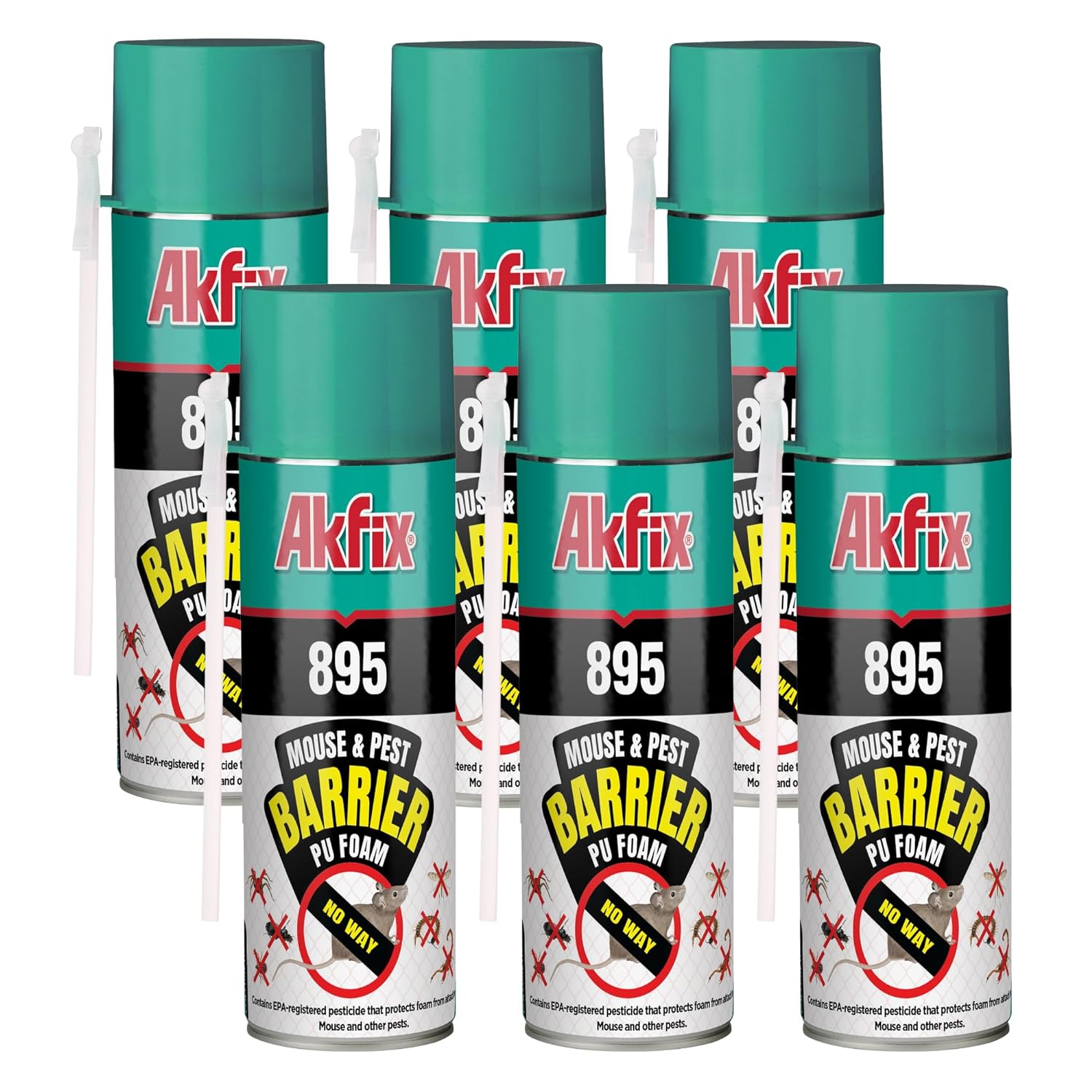 Akfix 895 Mouse & Pest Barrier Pu Foam 12 oz