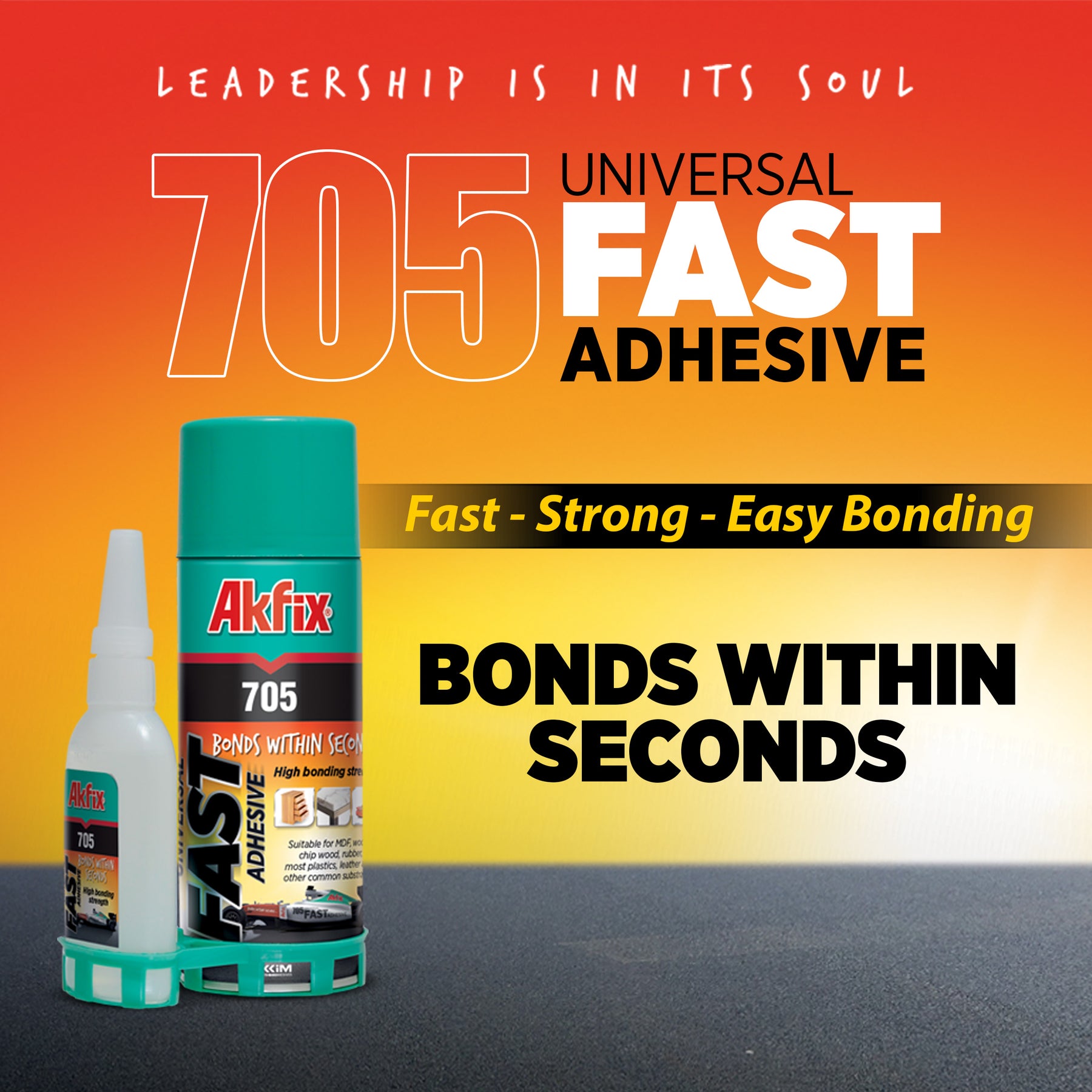 Adhesivo superrápido Akfix 705 (pegamento CA (0,80 oz) con activador de adhesivo en aerosol (3,30 fl oz))