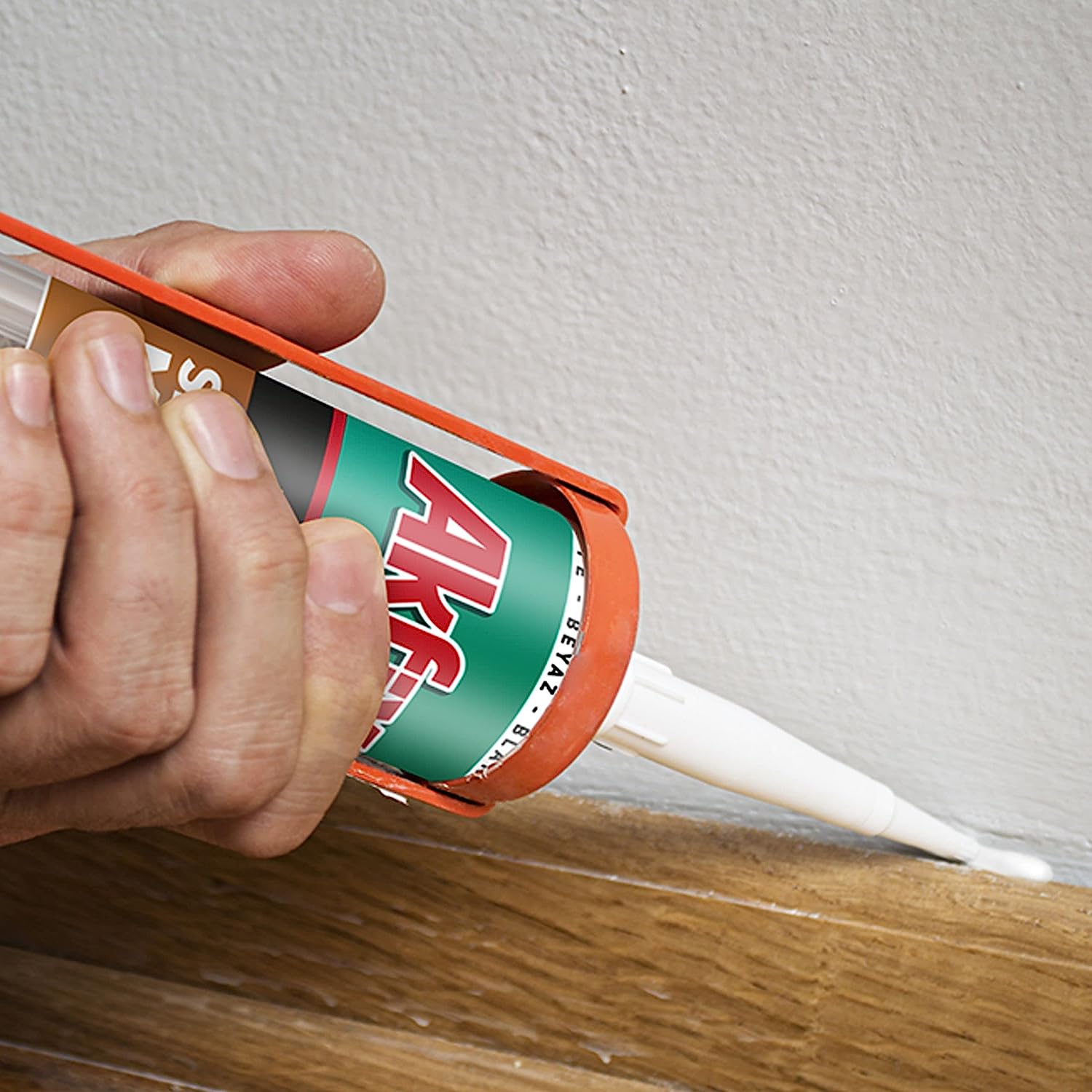 Akfix AS606 Siliconized Acrylic Sealant White, 10.1 fl oz