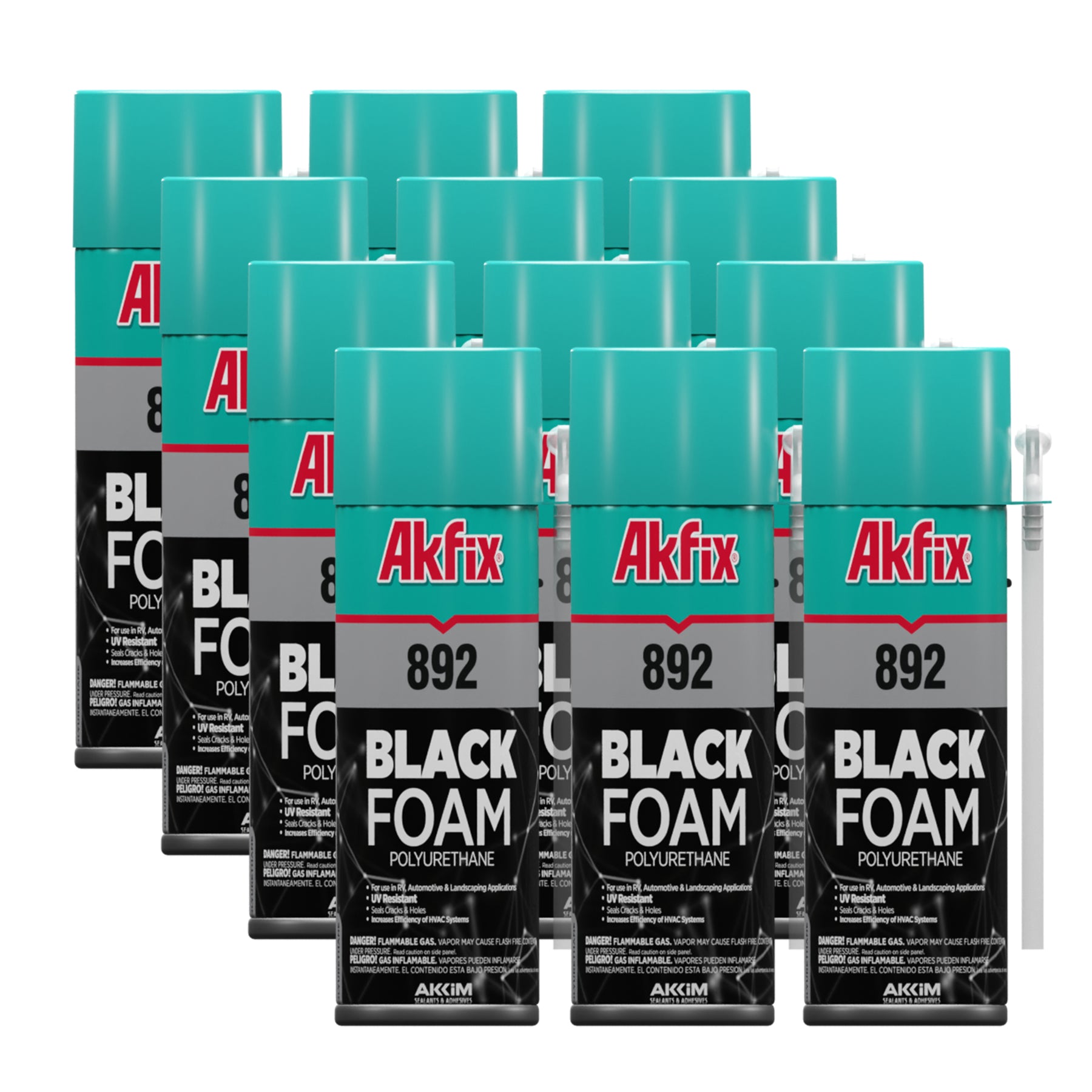 Akfix 892 Black Foam Sealant & Adhesive