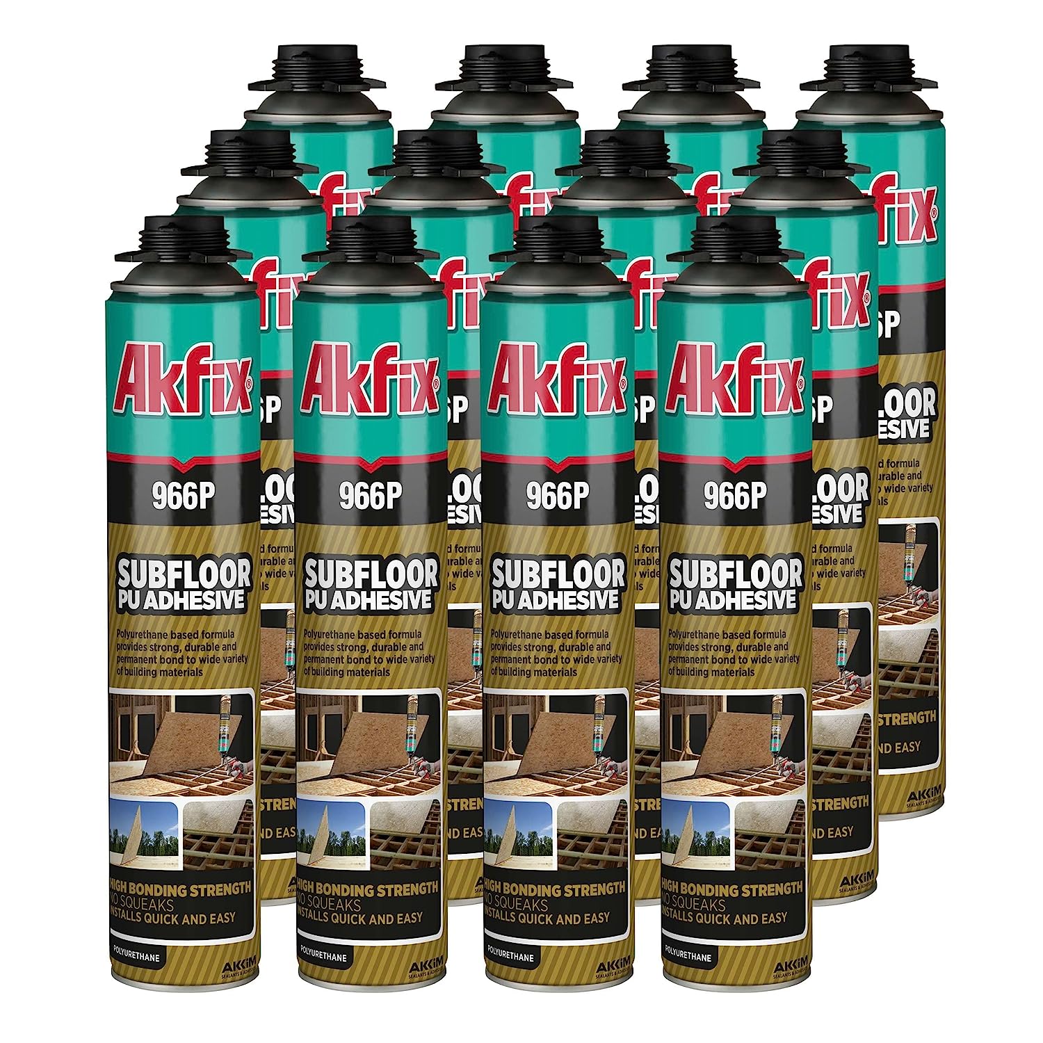 Akfix 966P Subfloor Pu Adhesive 30 oz