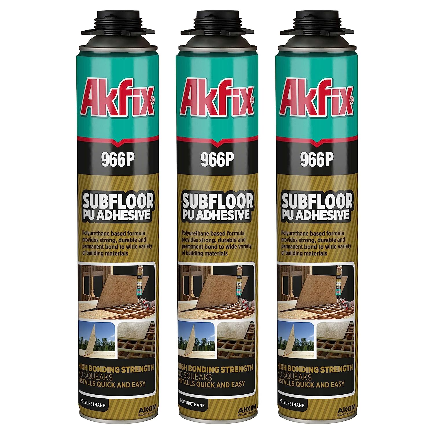 Akfix 966P Subfloor Pu Adhesive 30 oz