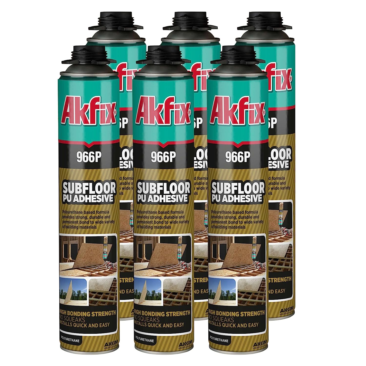 Akfix 966P Subfloor Pu Adhesive 30 oz
