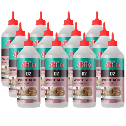 Akfix D2 PVA Pegamento Blanco Super Frame Work 16.9 Oz/500Gr