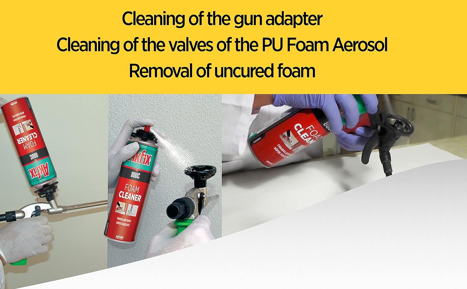 Akfix 800C Foam Cleaner 12.3 fl oz