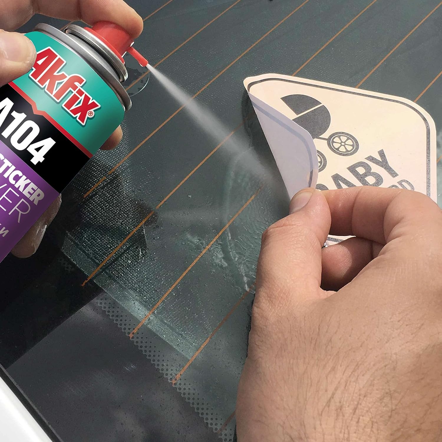 Akfix A104 Eliminador de etiquetas y calcomanías 6.76 oz/200 ml