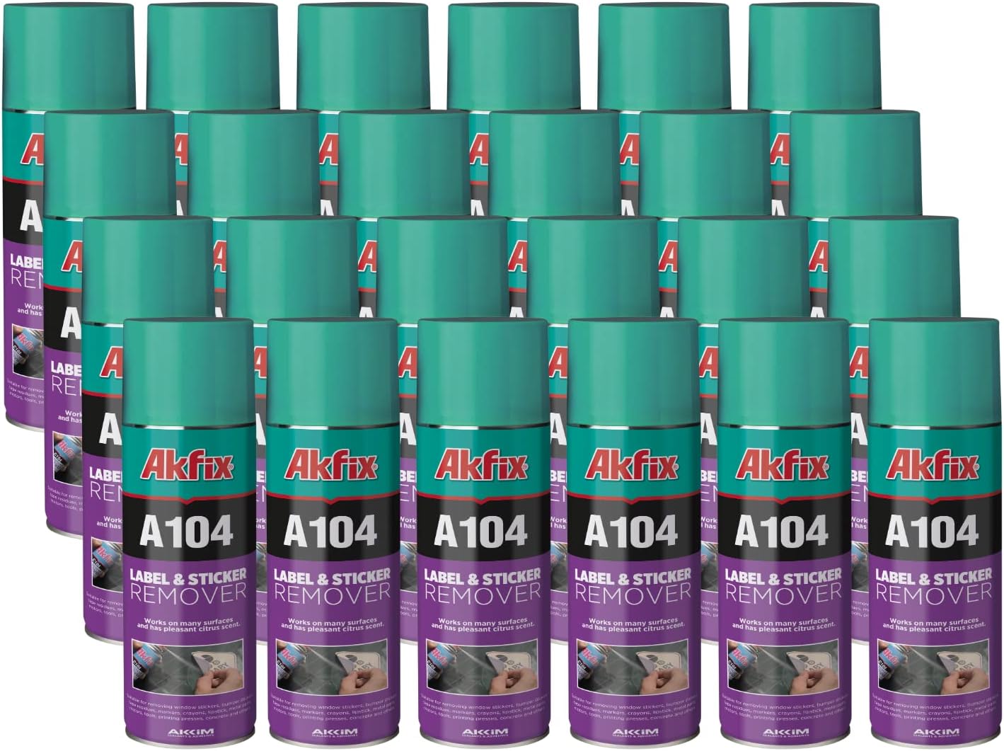 Akfix A104 Eliminador de etiquetas y calcomanías 6.76 oz/200 ml