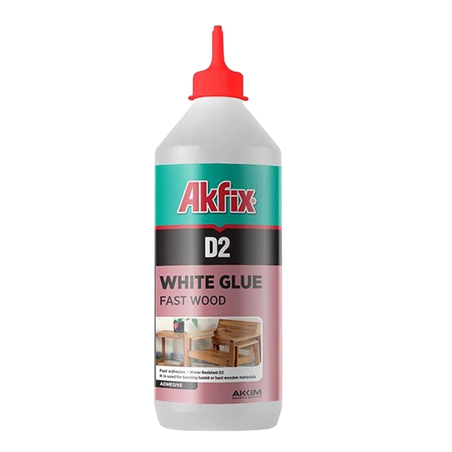Akfix D2 PVA Pegamento Blanco Super Frame Work 16.9 Oz/500Gr
