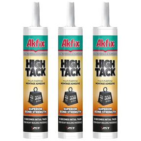 Akfix High Tack Adhesive  10.5 Oz/310Ml - White