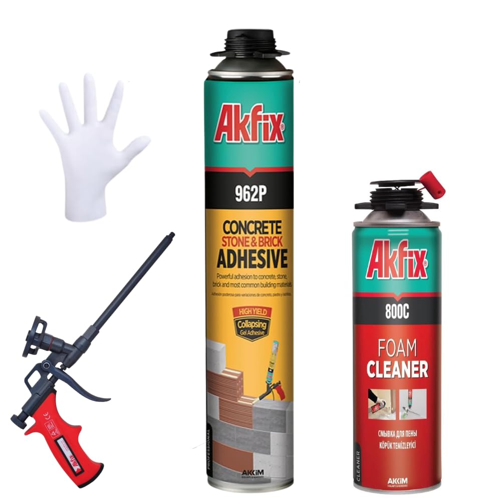 Akfix 962P Concrete Stone & Brick Pu Adhesive 27 Oz/800Ml
