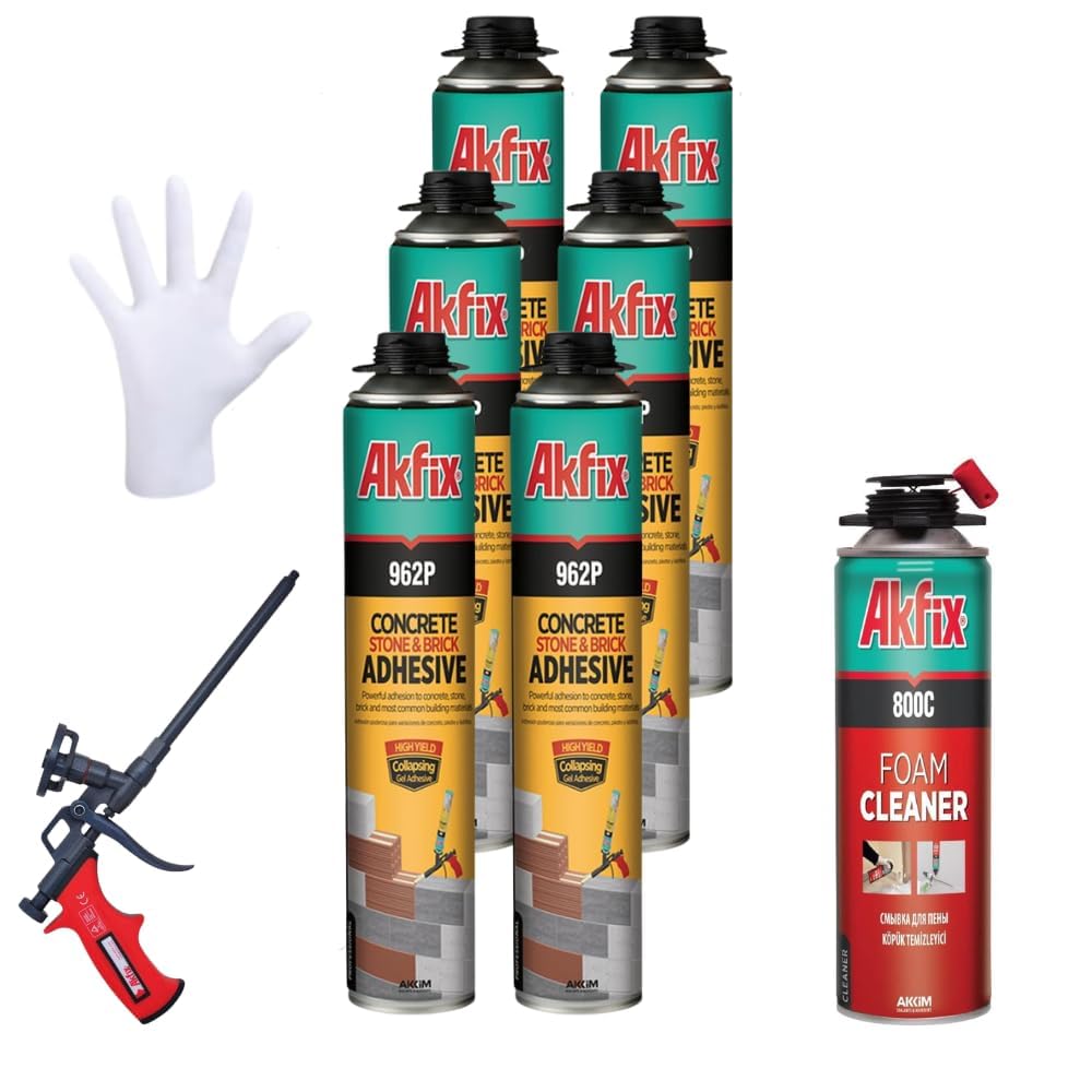Akfix 962P Concrete Stone & Brick Pu Adhesive 27 Oz/800Ml