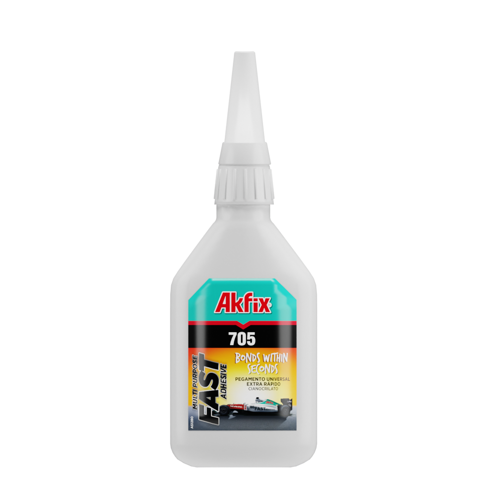 Adhesivo superrápido Akfix 705 (pegamento CA (3,50 oz.) con activador de adhesivo en aerosol (13,50 fl oz.)