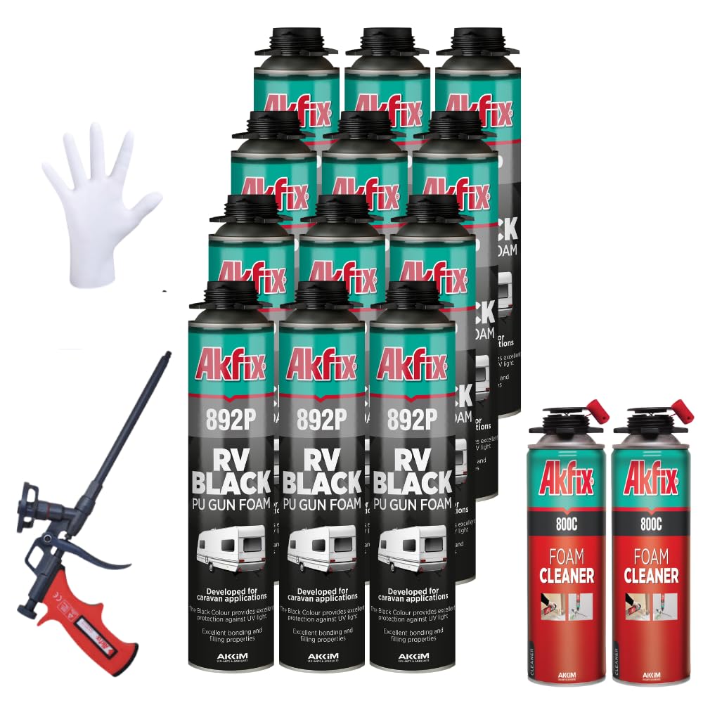 Akfix 892 Black Foam Sealant & Adhesive