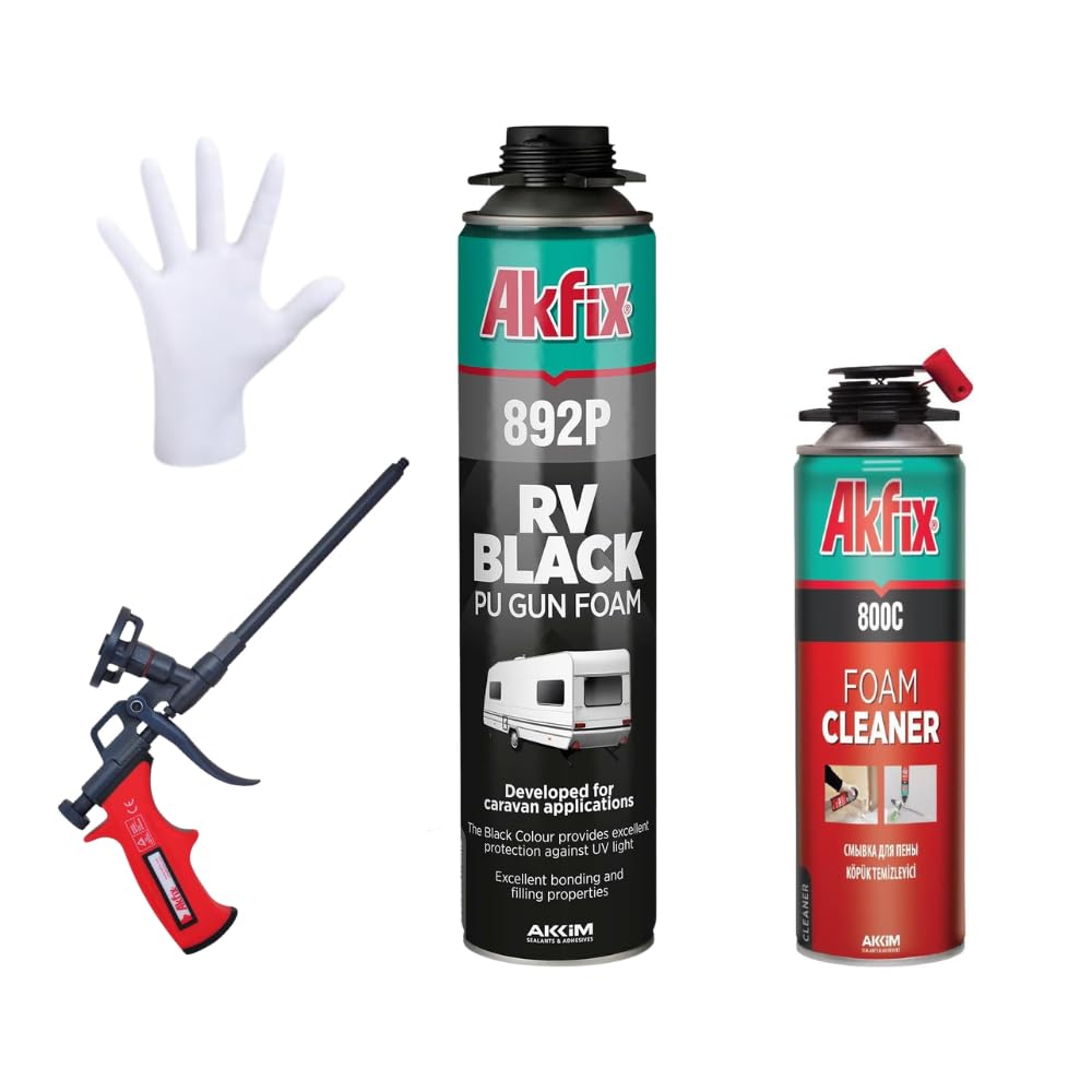 Akfix 892 Black Foam Sealant & Adhesive