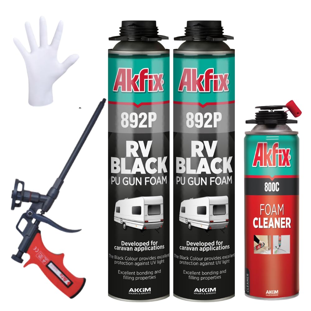 Akfix 892 Black Foam Sealant & Adhesive