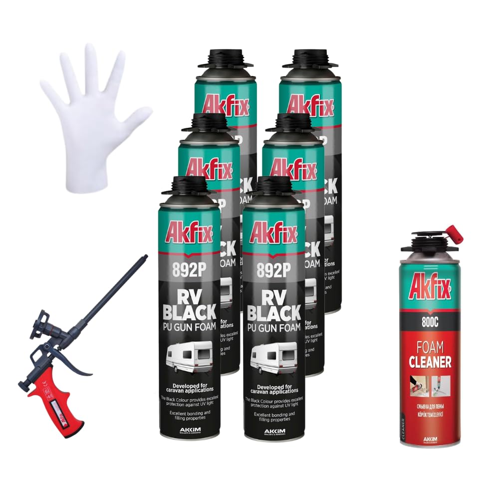 Akfix 892 Black Foam Sealant & Adhesive