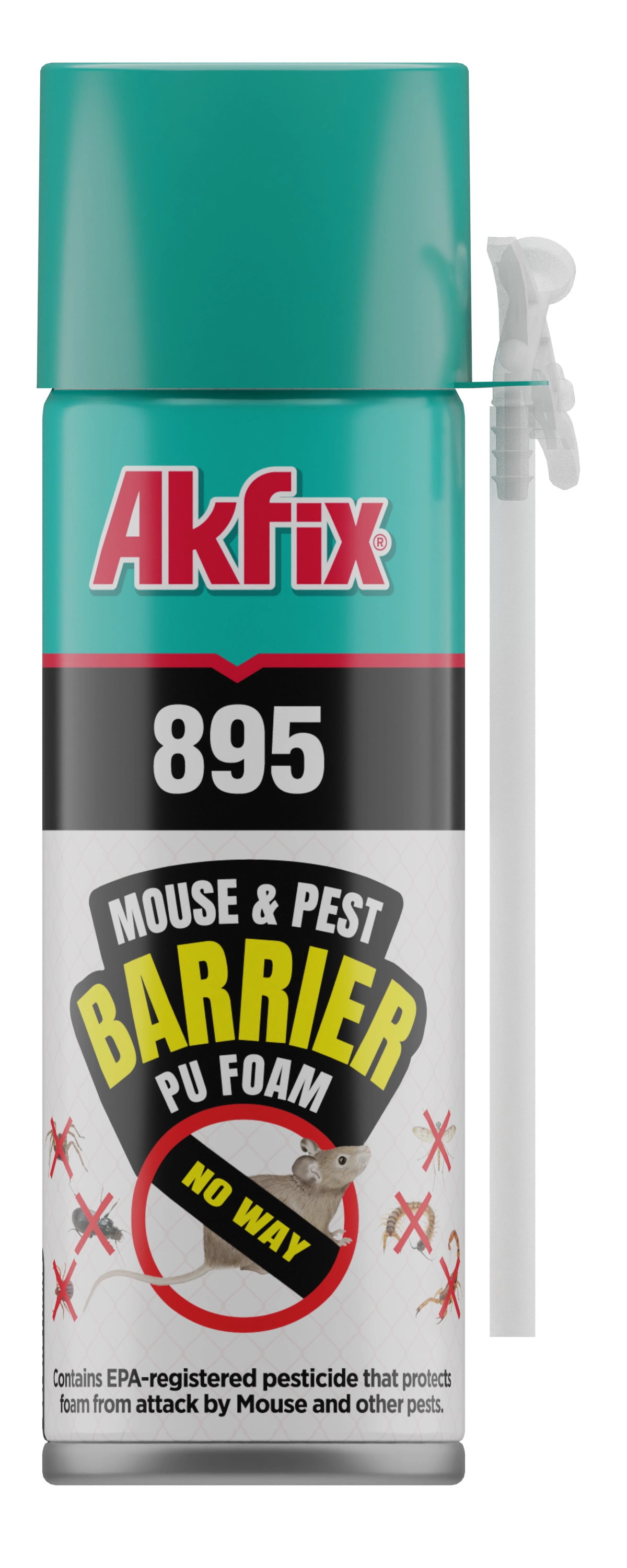 Akfix 895 Mouse & Pest Barrier Pu Foam 12 oz