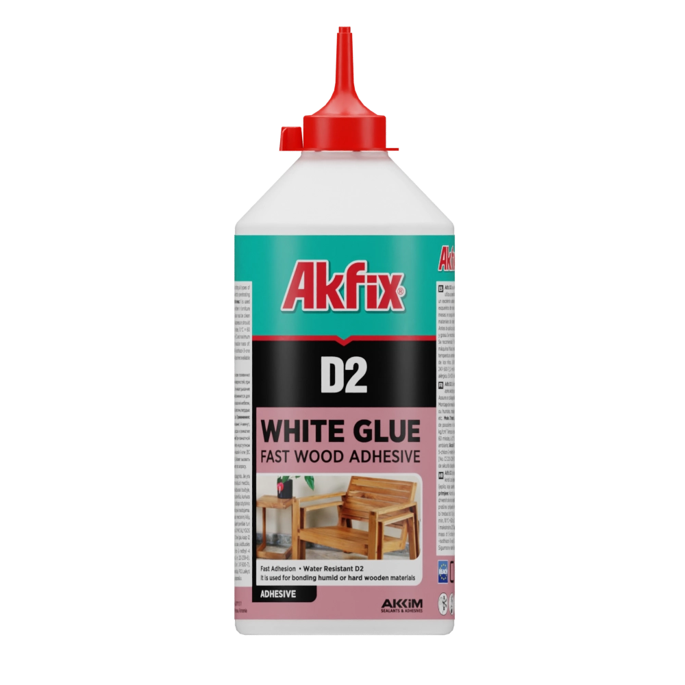 Akfix D2 PVA White Glue Super Frame Work 17.6 fl oz