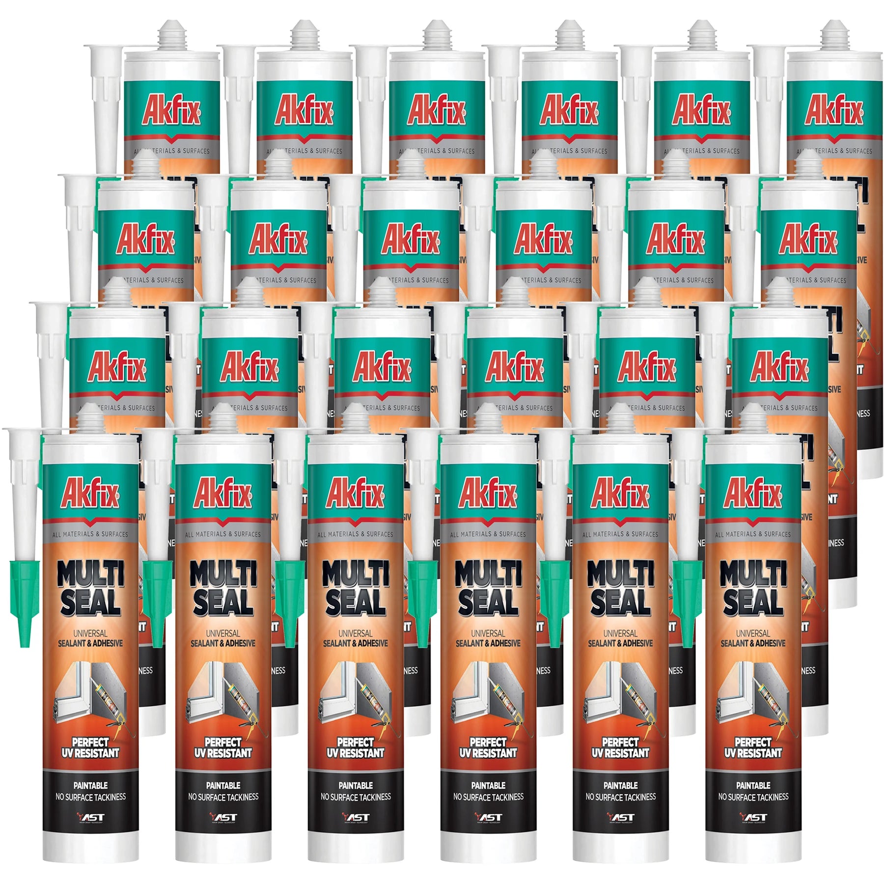 Akfix Multiseal Sealant White - 9.8 OZ/290Ml