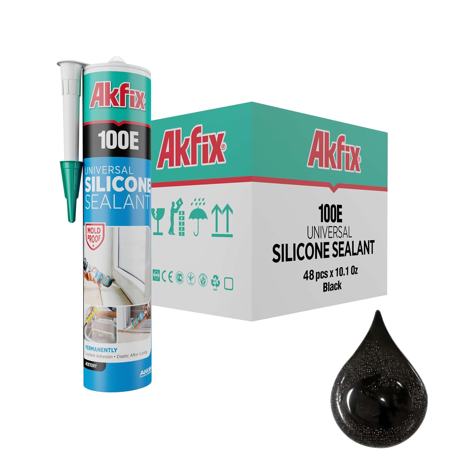 Akfix 100E Universal Silicone 10.1 fl oz