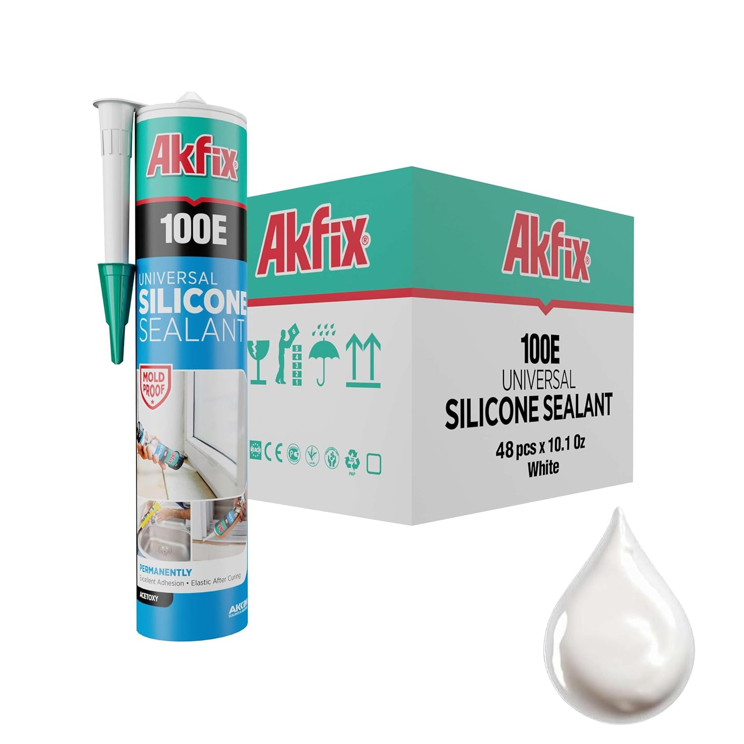 Akfix 100E Universal Silicone 10.1 fl oz