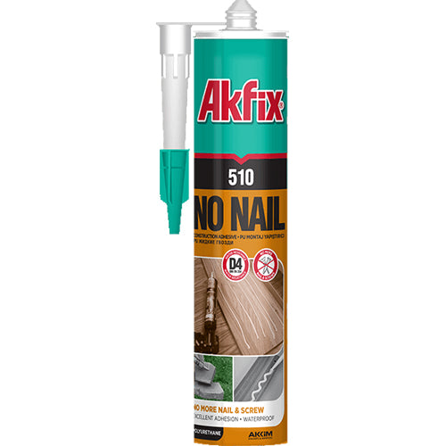 Akfix 510 Adhesivo para la construcción sin clavos 10.5 oz/310 ml