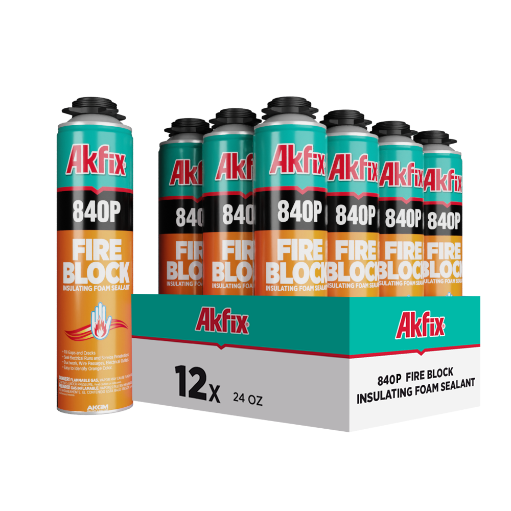 Akfix 840P B2 Fire Rated PU Gun Foam 25.3 oz
