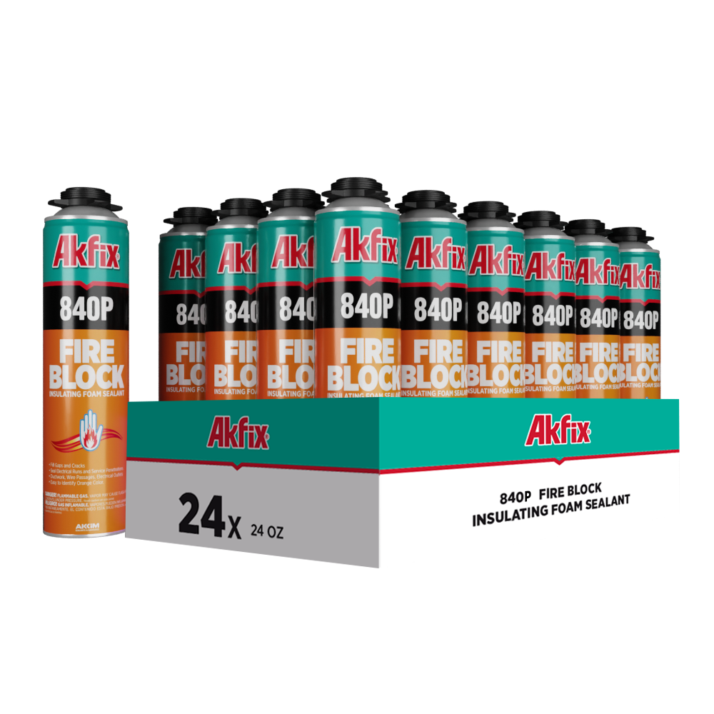 Akfix 840P B2 Fire Rated PU Gun Foam 25.3 oz