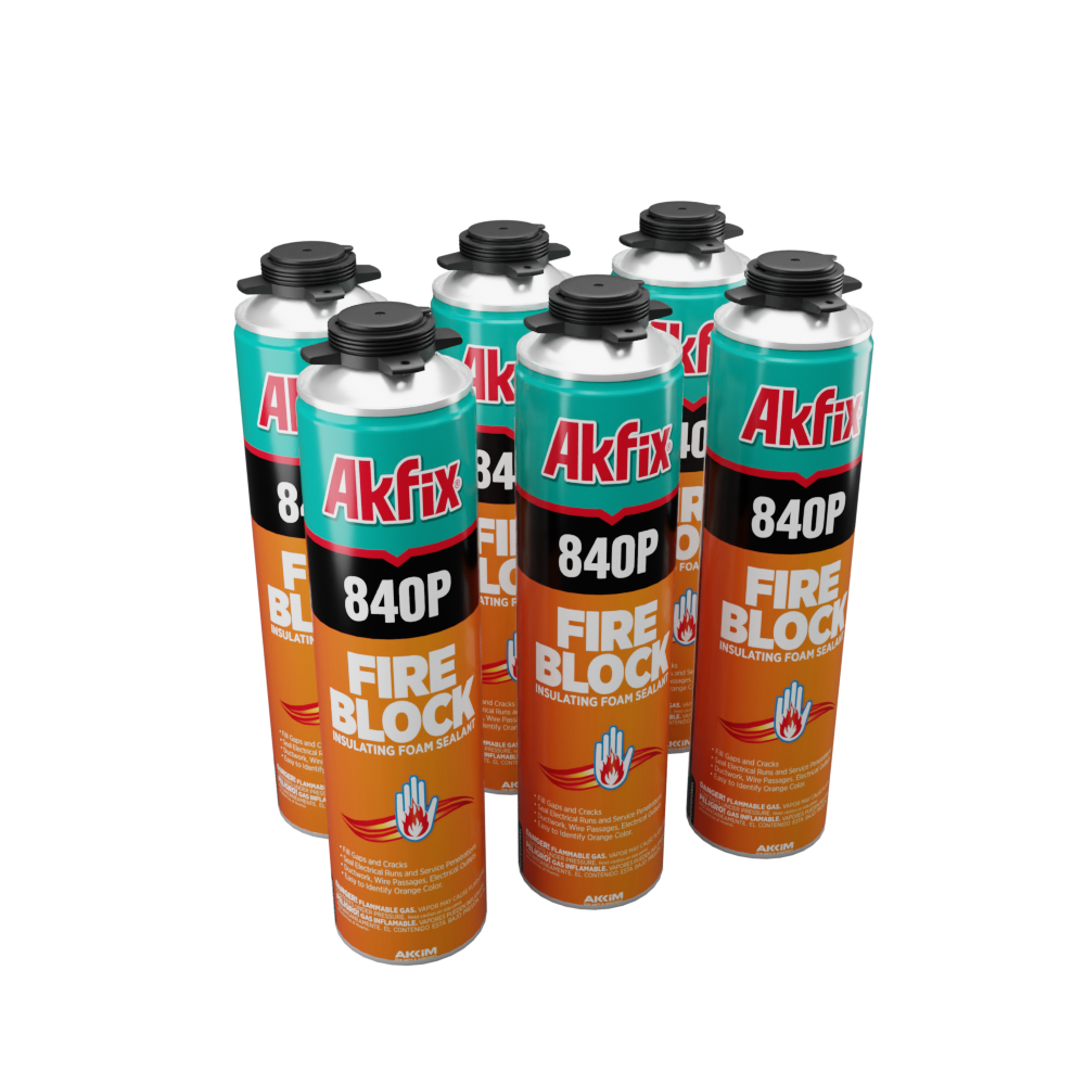 Akfix 840P B2 Fire Rated PU Gun Foam 25.3 oz