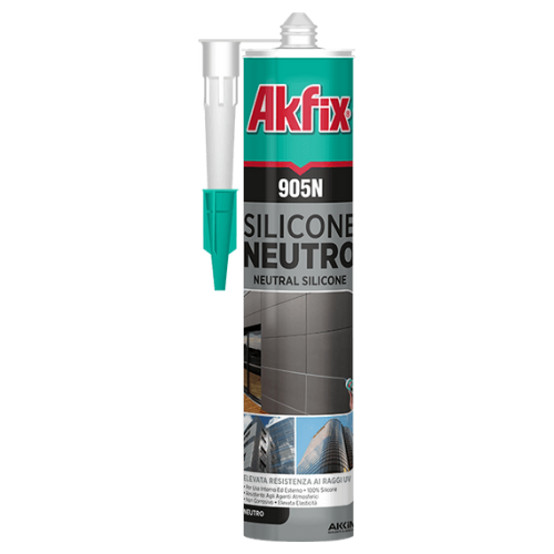 Akfix 905N Neutral 100% Pro Sellador de silicona (edificación y construcción) 10.5 oz/310 ml