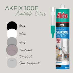 Akfix 100E Silicona Universal 9.5 Oz/280Ml