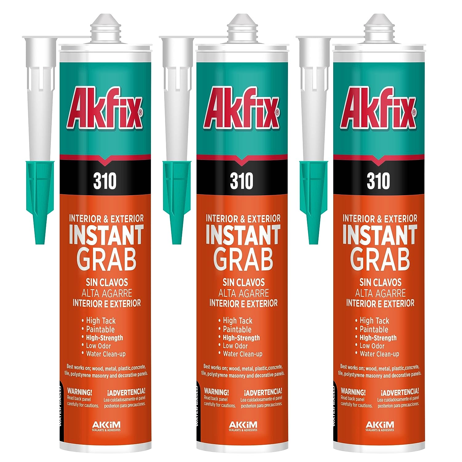 Akfix 310 Instant Grab Adhesivo 10.5 Oz/310Ml