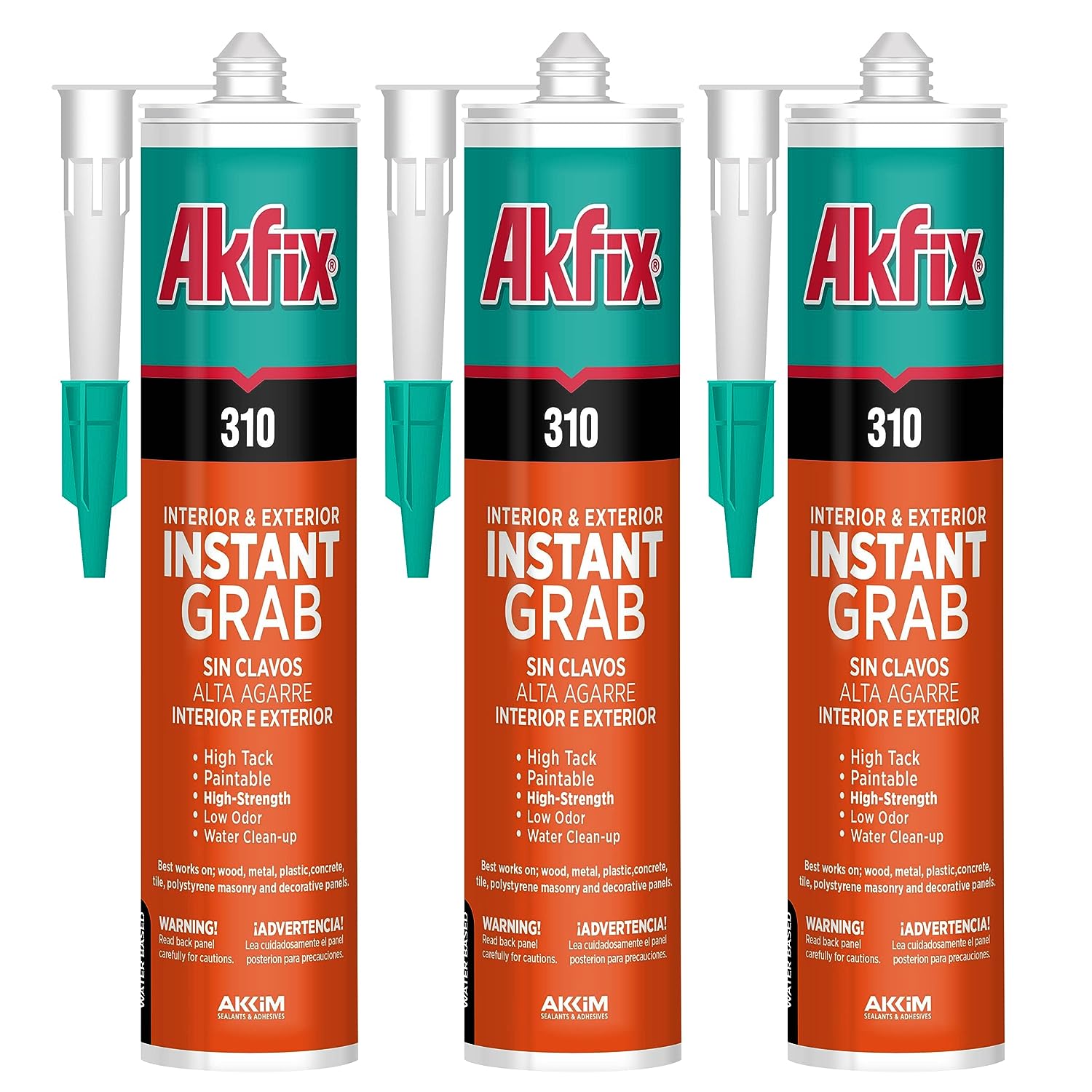 Akfix 310 Instant Grab Adhesive 10.5 Oz/310Ml