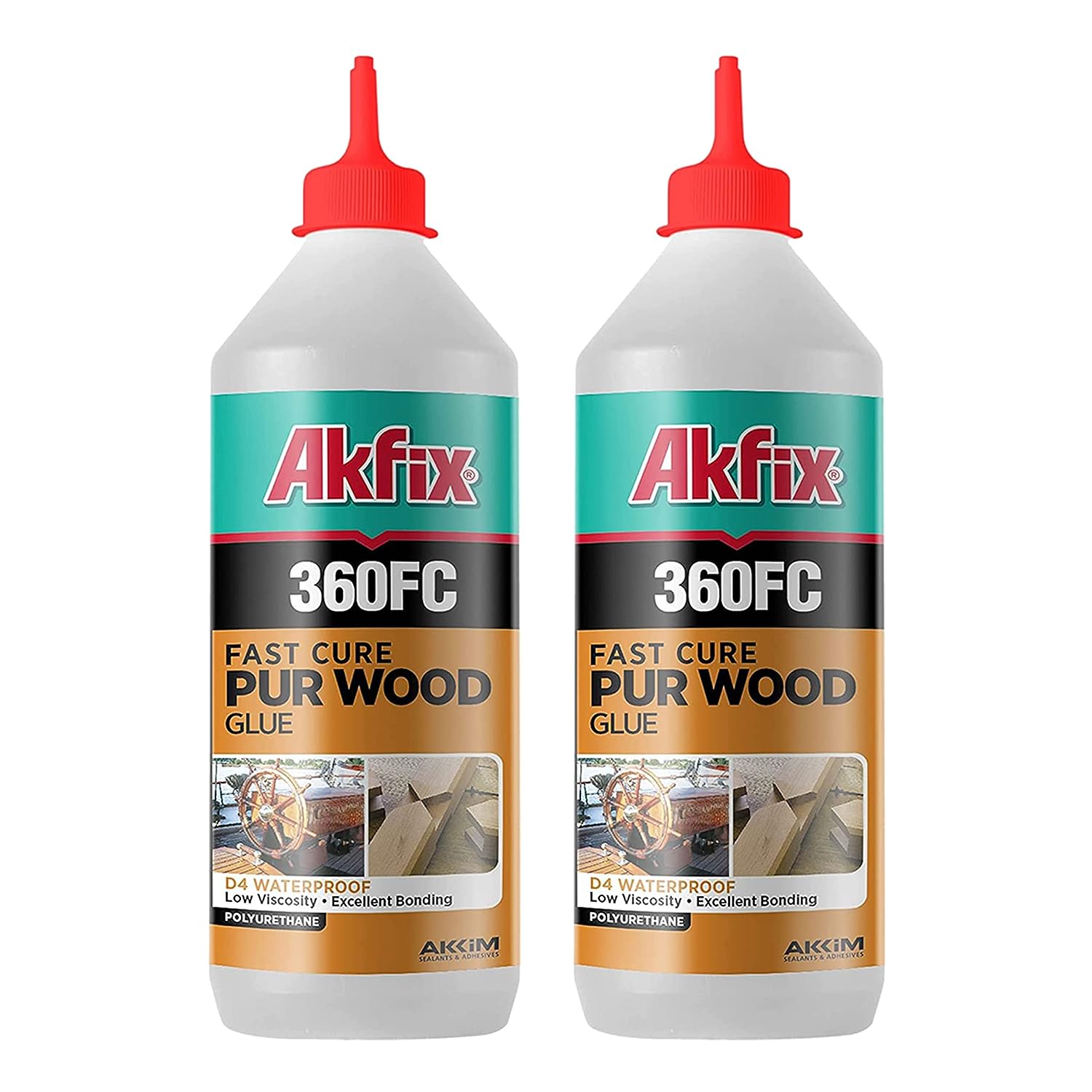 Akfix 360FC Fast Cure Pur Wood Glue 19.8 Oz/ 560Gr - Akfixstore