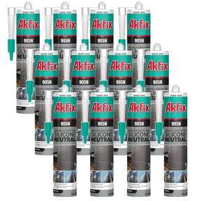 Akfix 905N Neutral 100% Pro Sellador de silicona (edificación y construcción) 10.5 oz/310 ml