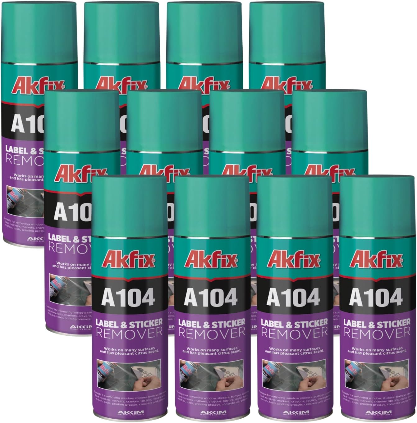 Akfix A104 Label & Sticker Remover 6.76 Oz/200Ml - Akfixstore