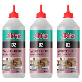 Akfix D2 PVA White Glue Super Frame Work  16.9 Oz/500Gr