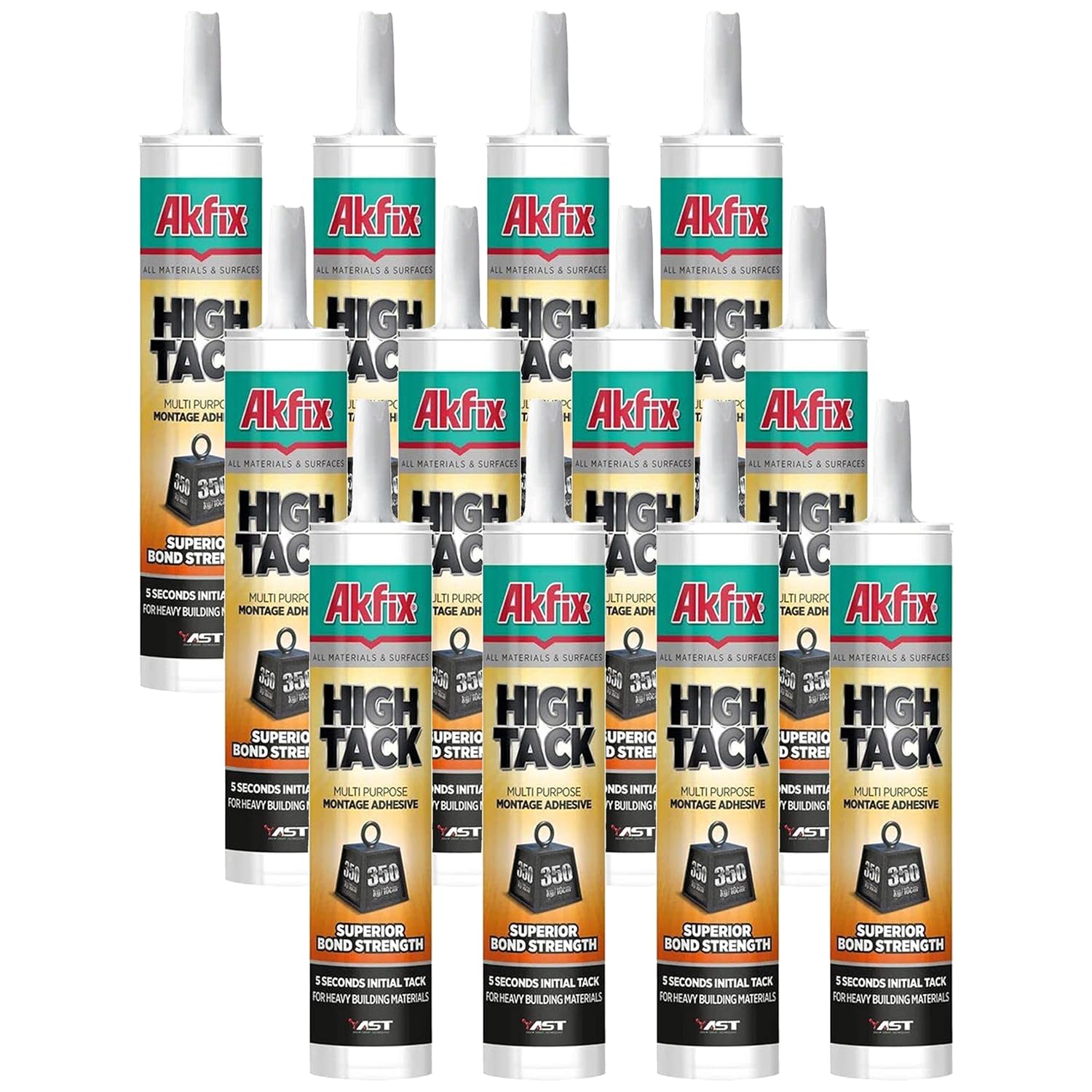 Akfix High Tack Adhesivo 10.5 Oz/310Ml - Blanco