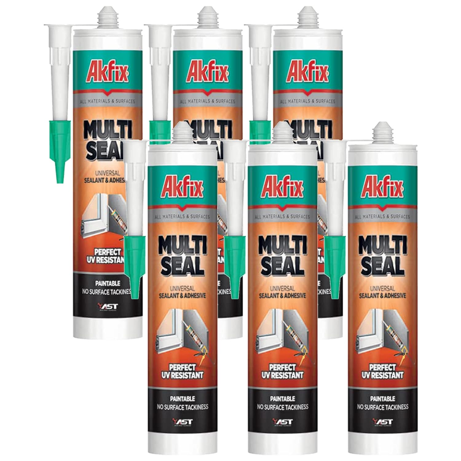 Akfix Multiseal Sealant White - 9.8 OZ/290Ml