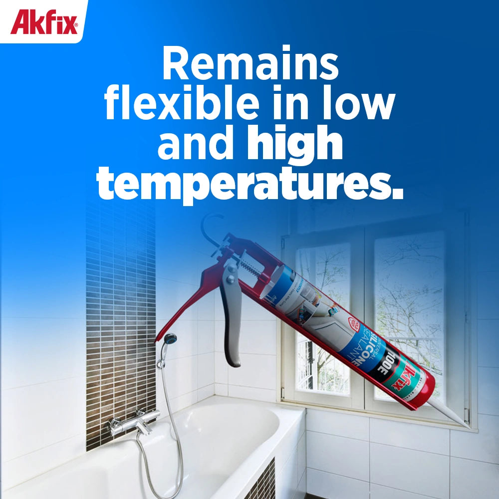 Akfix 100E Silicona Universal 9.5 Oz/280Ml