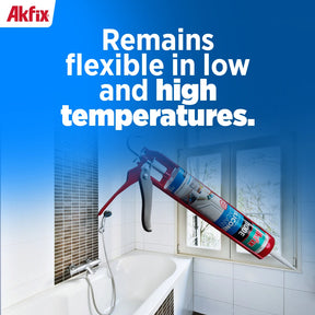 Akfix 100E Silicona Universal 9.5 Oz/280Ml
