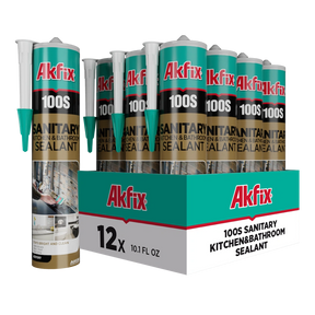 Akfix 100S Cocina y Baño Silicona 9.5 Oz/280Ml