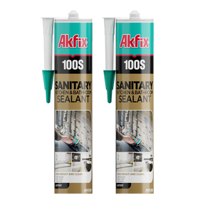 Akfix 100S Cocina y Baño Silicona 9.5 Oz/280Ml