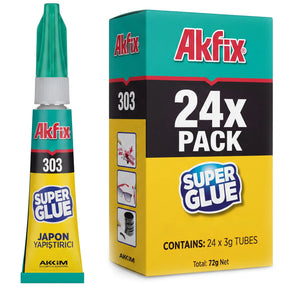 Akfix 303 Super Glue, High-Strength Instant Adhesive, 3g