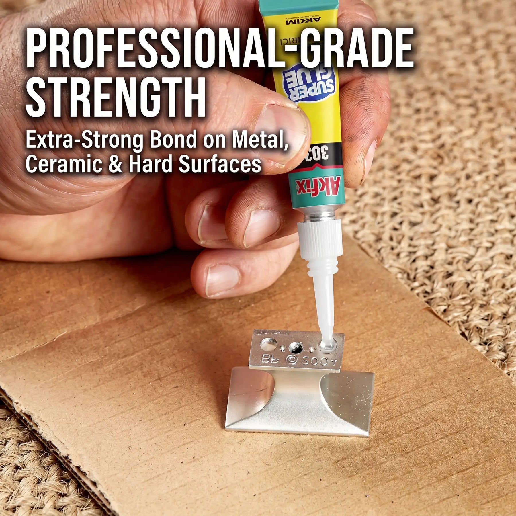 Akfix 303 Super Glue, High-Strength Instant Adhesive, 3g