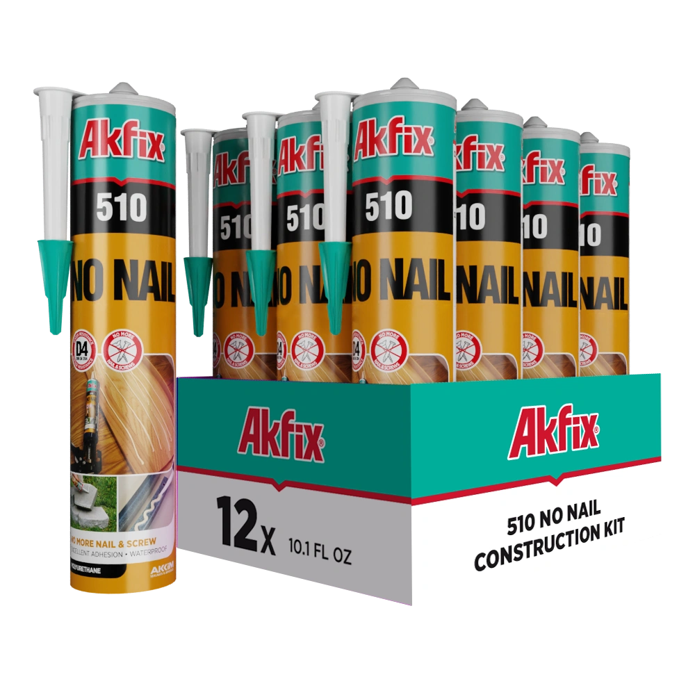 Akfix 510 Adhesivo para la construcción sin clavos 10.5 oz/310 ml