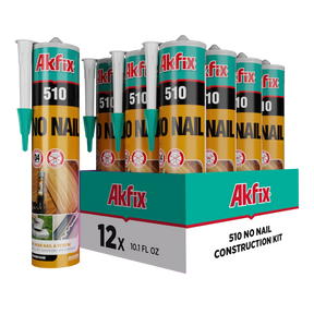 Akfix 510 Adhesivo para la construcción sin clavos 10.5 oz/310 ml