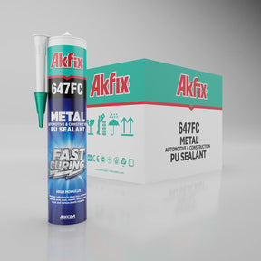 Akfix 647FC Fast Curing White Seam Sealer Automotive – Polyurethane Adhesive, 10.1oz